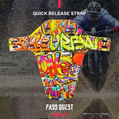 PASS QUEST SVALIN P3 Bicycle Fender Front Fork / Rear wheel Mudguard Enduro Mud Guard for AM DH FR ENDURO XC Bicycle parts