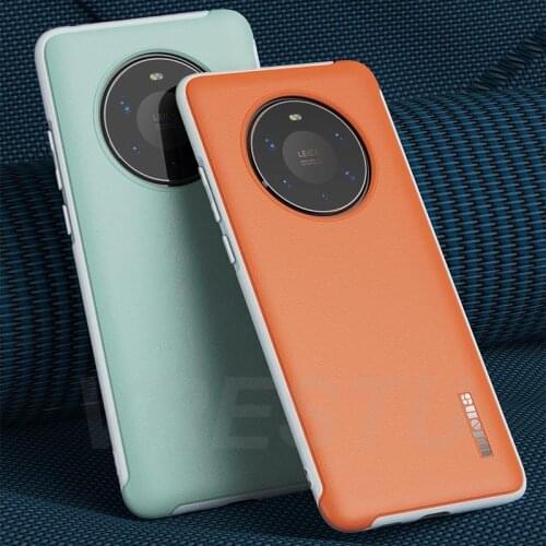 Luxury Camera Lens Protection Phone Case for Huawei Mate 40 Pro Candy Color Matte Silicone Anti-drop Shockproof Hard Back Coque