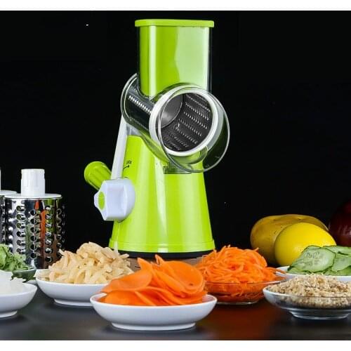 Manual Vegetable Cutter Slicer Multifunctional Round Mandoline Slicer Potato Cheese Kitchen Gadgets Kitchen Accessories