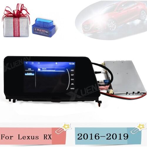 Android Car Video Interface Fit 8 Inch for Lexus RX RX300 RX350 RX450 2016 2017 2018 2019 GPS Navigation Multimedia Player