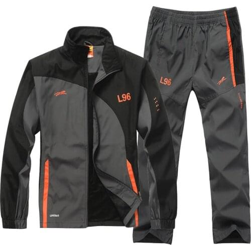 Brand Tracksuit Men Spring Autumn Two Piece Clothing Sets Casual Jacket + Pants Track Suit Sportswear Sweatsuits Tracksuit Men