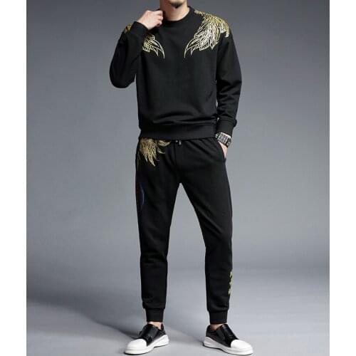 Tracksuit Autumn Spring Sporting Suit Sweatshirt 2 Pieces Sets