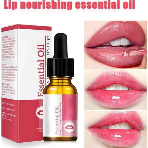 Lips Plumper Enhancer Nourishing Fluid Essential Oil Lip Care Accessories SSwell