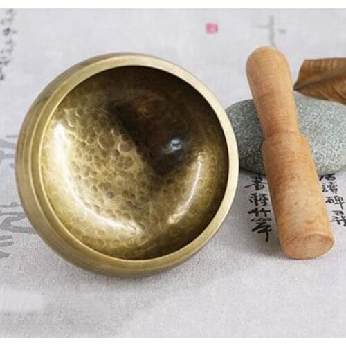 Tibetan Meditation Singing Bowl Nepalese Buddhist Tibetan Chanting Yoga Bowl Buddhist Sound Therapy Bowl Copper Religion Carft