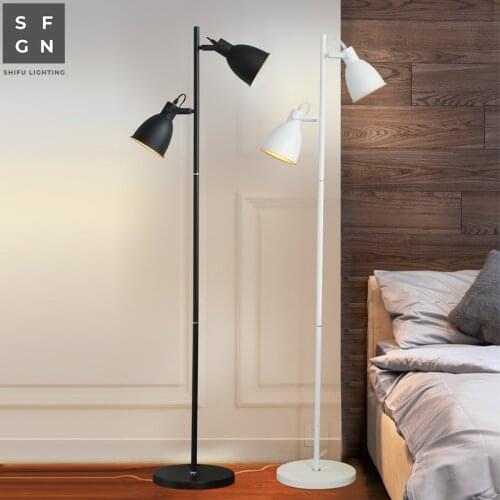 Floor lamp modern Iron nordic style standing Lamp E27 LED floor lamps for living room study bedroom bedside office