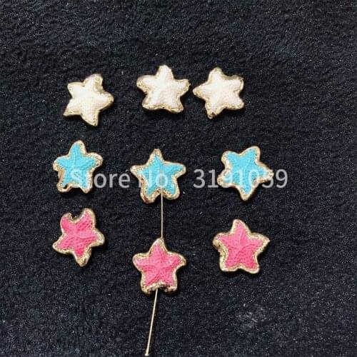 Simple fashion lovely hundred lapping resin pentagonal star bead jewelry female