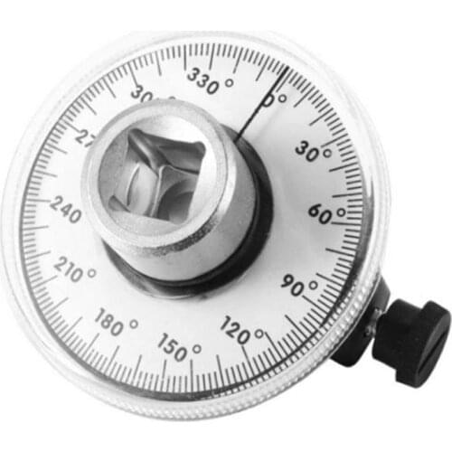 1/2 inch Adjustable Drive Torque Angle Gauge for Car Auto Garage Repair Tools Set with Wrench Angle Rotation Measure Hand Tool
