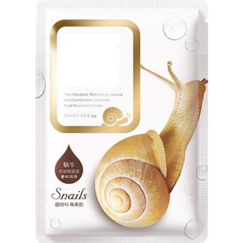 1 PC Snail Essence Face Mask Acne Treatment Black Head Remove Whitening Moisturizing Face Care