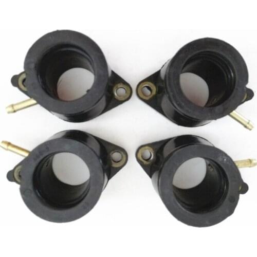 4 PCS Motorcycle Carburetor Joint Intake Adjuster Interface Carb Adapter For Yamaha XJ550RJ Seca 4G0-13596-02 5EL-13596-00