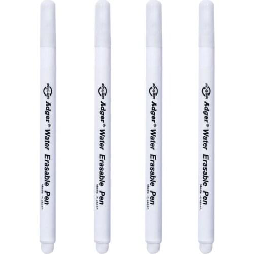 4pcs Soluble Cross Stitch Water Erasable Pens Grommet Ink Fabric Marker Marking Pen DIY Needlework Tools White