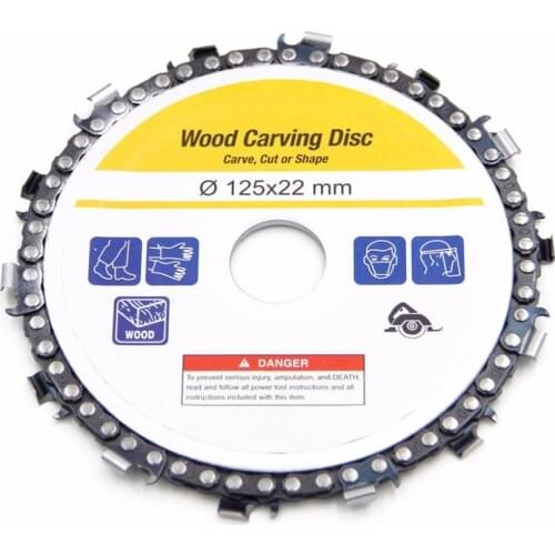 5 Inch 14 Tooth Grinder Chainsaw Disc for Cutting Wood Saw Blade Chain Circular 125*22mm New
