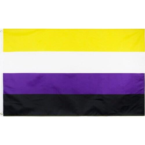 90*150cm Pride gender queer Gender Identity Non-Binary flag For Decoration