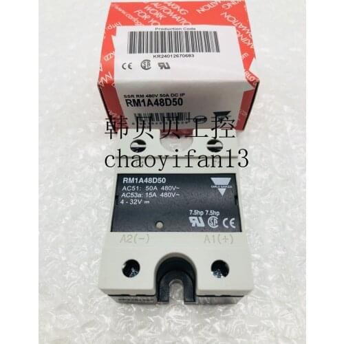 Brand new original Swiss CARLO GAVAZZI solid state relay RM1A48D50 50A RM1A40D50B