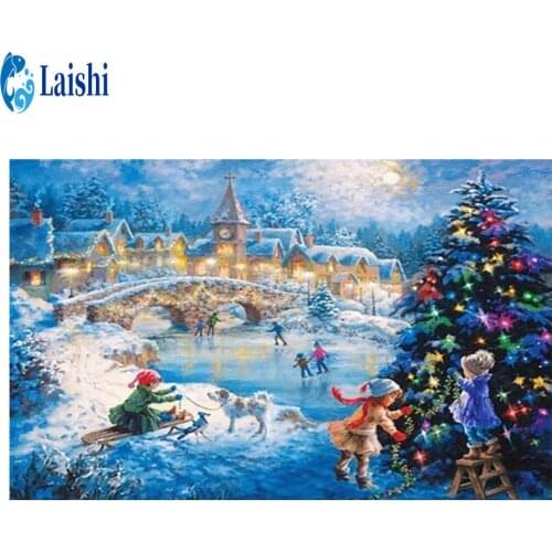 New 5D Crystal Diamond Painting Santa Claus DIY Round Diamond Embroidery Cross stitch Home Decoration Christmas Gift pictures