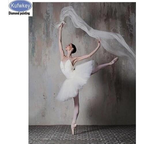 Ballerina Beauty 5d diamond painting full drill 5d needlework squard roun resin crystal cross diamond embroidery mosaic