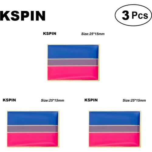 Bisexual Pride Badge Badge Lapel Pin Brooches Pins Flag badge Brooch Badges