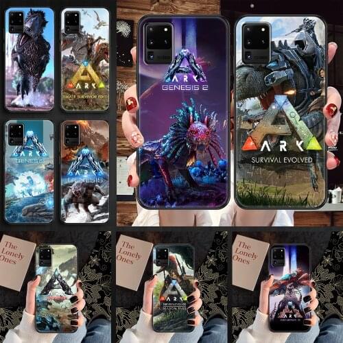ARK Survival Evolved Game Phone case For Samsung Galaxy Note 4 8 9 10 20 S8 S9 S10 S10E S20 Plus UITRA Ultra black soft funda