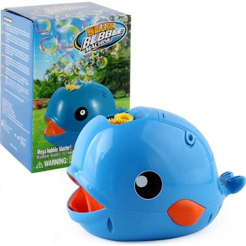 Childrens Electric Bubble Gun, Cartoon Dolphin Bubble Machine, Automatic Bubble Machine Toy, Bubble Blowing Toy