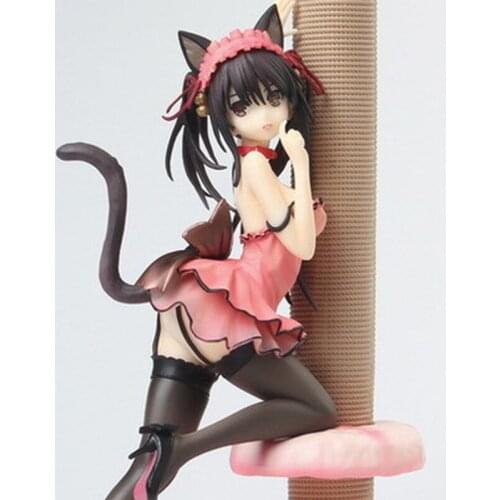 Anime Date A Live Tokisaki Kurumi Nightmare Model 24.5cm Tokisaki Kurumi Dakimakura PVC Action Figure Collection Doll Toys