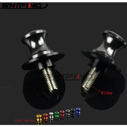 10MM CNC Aluminum Stand Swingarm Spools Slider Stand Screw For KAWASAKI NINJA 250R 300 400R 650R