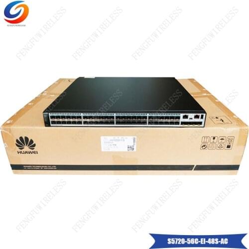 Original New HW Quidway S5720 Series Switch 48 port Gigabit Ethernet 4 10G SFP+ Layer 3 Network 5720-56C-EI-48S-AC Switches