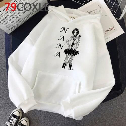 Nana Osaki hoodies women Ulzzang grunge hip hop streetwear female sweatshirts hoody grunge Korea