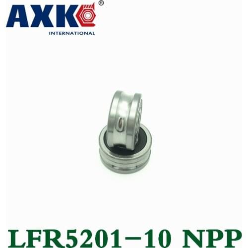 Axk 10 Pcs Lfr5201npp Bearings Lfr5201-10 Npp U Groove Track Roller Bearings 12mm X35mm X15.9mm