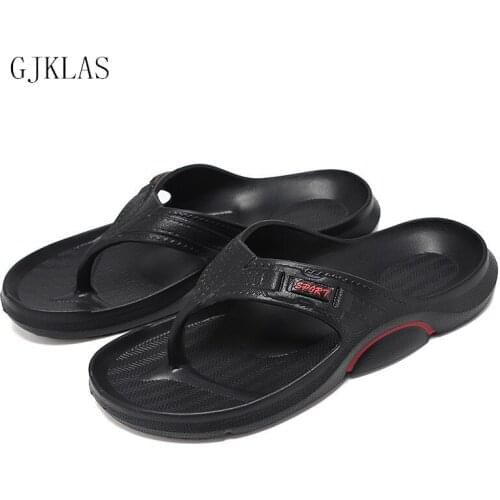 Flip Flops Beach Shoes Mens Slippers Summer Men Sandals Fashion Slides Shoes Men Flats Outdoor Eva Slippers for Men Casual New