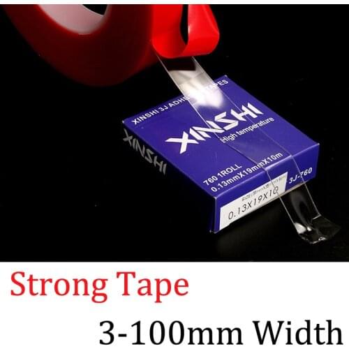 Super strong 0.5mm Thick 5-20MM *3M Acrylic Adhesive Double Sided Tape for iphone Battery Phone Display Lens for car