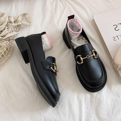 New Lolita Shoes Women Kawaii Loafers Japanese Style Soft Sister Girls Waterproof Platform College Student Cosplay Costume Shoes