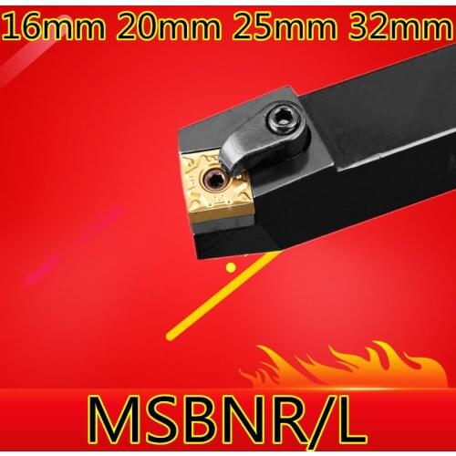 Angle 75 MSBNR1616H12 MSBNR2020K12 MSBNR2525M12 MSBNR3232P12 MSBNL2020K12 MSBNL1616H12 MSBNL the Right/Left CNC Turning tools