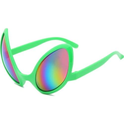Funny Aliens Costume Glasses Rainbow Lenses ET Sunglasses Halloween Party Props F3MD