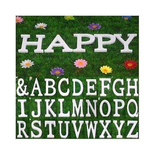 1PC 8cm High Wood Wooden Letters A to Z Alphabet Birthday Gift Bridal Wedding Party Home Decorations Freestaning Letter ML 011