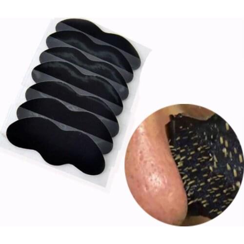 10pcs Bamboo Charcoal Face Mask Blackhead Remover Deep Nose Pore Cleaning Strips Sticker Skin Care Mask