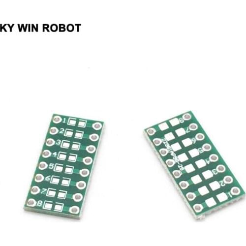 10pcs/LOT 0805 0603 0402 SMT turn DIP Capacitor Resistor LED IC adapter Socket PCB