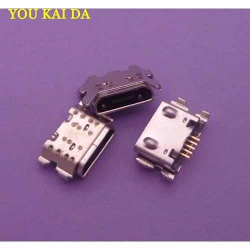 100pcs/lot Charging Charger For LG Q60 Port Micro USB Connector Jack Socket Repair Parts Replacement