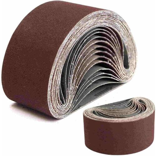 15x Mix 3'' x 18'' Sanding Belt Aluminium Oxide 40/80/120 Grits Power Accessory