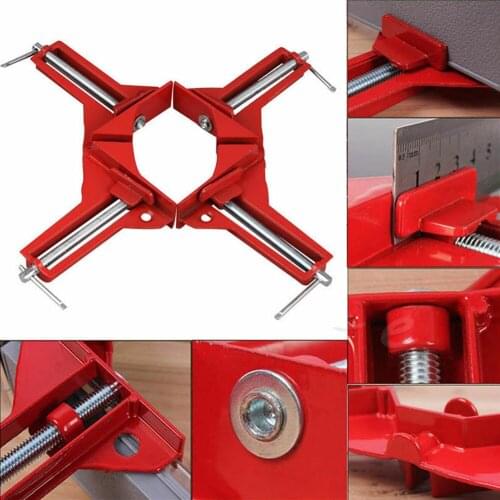 4pcs Multifunction 90 degree Right Angle Clip Picture Frame Corner Clamp Mitre Clamps Corner Holder Woodworking Hand Tool