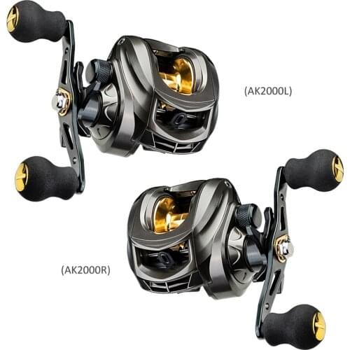 8KG Max Drag Fishing Reel 7.2:1 Bait Casting Reel Line Spool Saltwater Aluminium Freshwater Area 18 Bearings Fishing Accessories