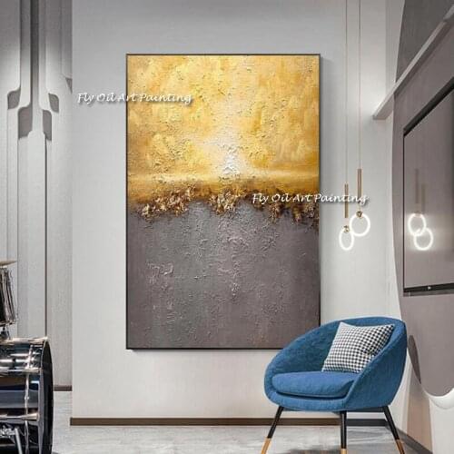 Handmade art Handmade abstract oil painting Gold gorgeous abstract Painting home Decor wall Painting on Canvas