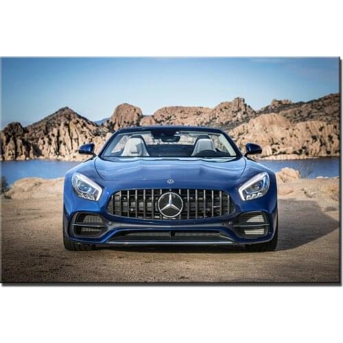 AMG Roadster Photo Decorative Posters and Prints Canvas Painting Wall Art Picture For Living Room Decor