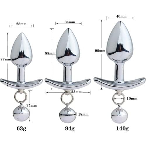 Anal Plug Leash Chain Anal Plug Metal Sex Toys For Men Women Vaginal Stimulation Erotic Adult Game Couples Prostate Massager