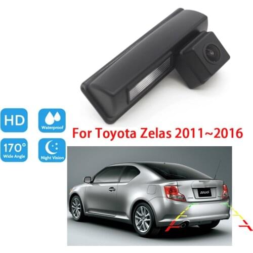 Car Parking Camera For Toyota Zelas 2011 2012 2013 2014 2015 2016 CCD Full HD Nigh Vision Backup Rear View Camera Waterproof