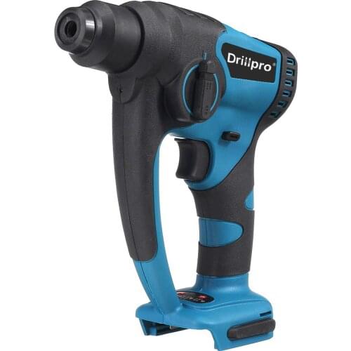 Drillpro Brushless Cordless Electric Drill Rotary Hammer Drill Demolition Hammer Rechargeable Power Tool for Makita 18V Battery