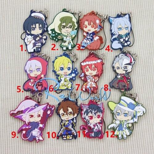 1pcs Anime Keychain IDOLiSH 7 IZUMI IORI NIKAIDO YAMATO IZUMI MITSUKI YOTSUBA TAMAKI OSAKA SOGO Keychain Keyrings Portachiavi