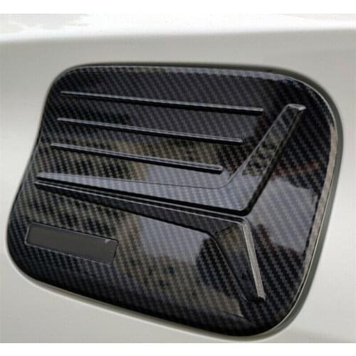 Carbon Fiber Look Oil Fuel Tank Cap Cover For Toyota Prius Prime / PHV 2017-2020