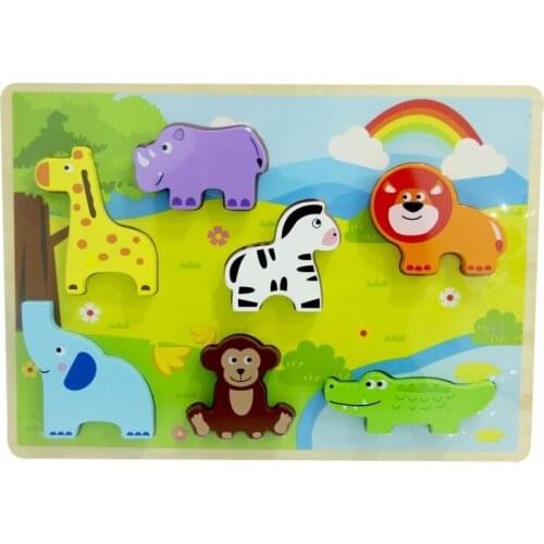 Wood Plump Animals Jigsaw