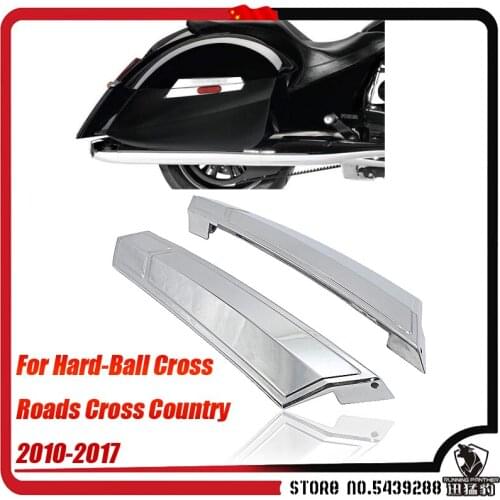 For Victory Cross Country Tour 2010-2017/ Hard-Ball 2012-2013 / Cross Roads 2010-2014 Motorcycle Saddlebag Hinge Covers
