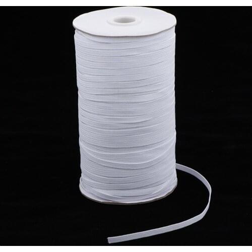 Sewing Elastic Band Heavy Stretch High Elasticity Knit Elastic Band for Sewing Waistband Elastic 197 Yards