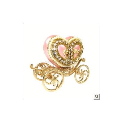 The European royal carriage Egg Jewelry Box birthday gift girlfriend wife preferred love affordable Christmas gift